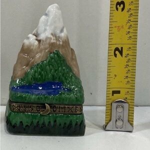 Vintage Willow Moon Journey Collection Mountain Trinket Box